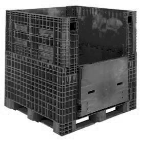 Buckhorn® Plastic Folding Bulk Shipping Container 48