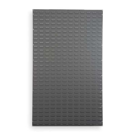 Steel Louvered Panel, 5/16 in D x 61 in H x 36 in W, Gray MPN:30161