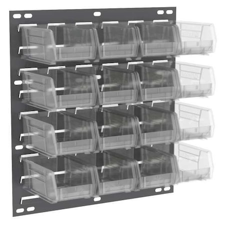 Steel Louvered Panel, 4 5/8 in D x 20 in H x 18 in W, Gray MPN:30618220SC