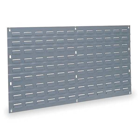 Steel Louvered Panel, 5/16 in D x 20 in H x 36 in W, Gray MPN:30636