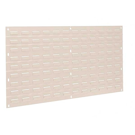 Steel Louvered Panel, 5/16 in D x 20 in H x 36 in W, Beige MPN:30636BEIGE
