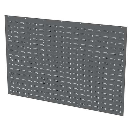 Steel Louvered Panel, 5/16 in D x 34 in H x 52 in W, Gray MPN:30655GY