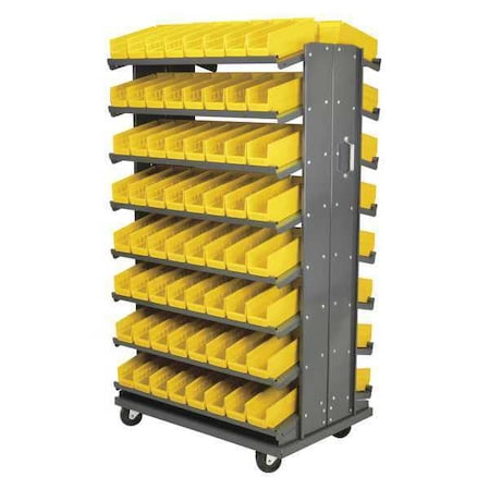 Steel Sided Pick Rack, Yellow MPN:APRD120Y