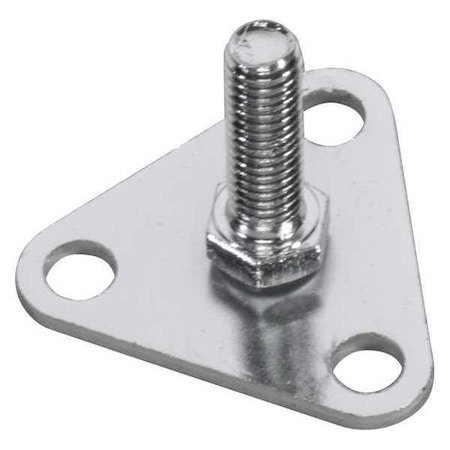 Steel Feet Immobilizers, Chrome, PK4 MPN:AWFOOTPLATE4PK