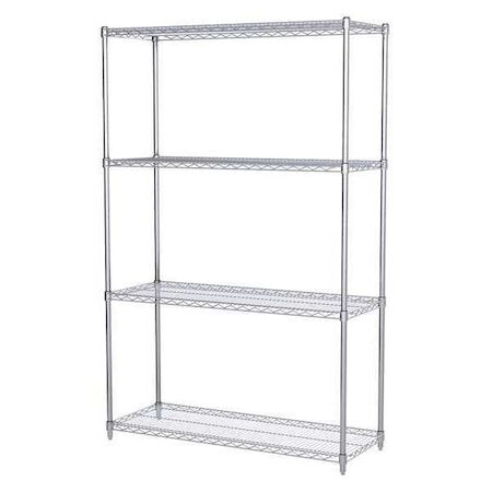 Wire Shelving Unit, 18