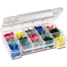Akro-Mils Small Clear Dividable Storage Case 05705 8-5/8x5-1/8x1-5/8 05705 - Pkg Qty 12