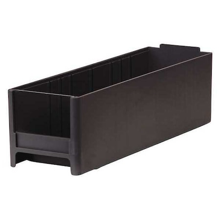 Drawer Storage Bin, Industrial Grade Polymer, Black, 3.0625 in H, 3-3/16 in W, 10.5625 in L MPN:20715BLK