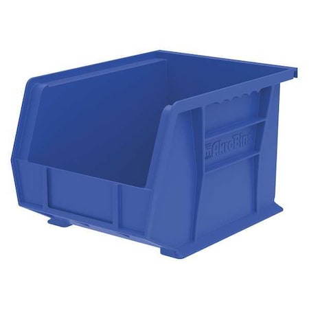 Hang & Stack Storage Bin, Plastic, Blue, 7 in H, 8 1/4 in W, 10 3/4 in L MPN:30239BLUE