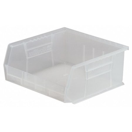 Hang & Stack Storage Bin, Plastic, Clear, 7 in H, 16 1/2 in W, 14 3/4 in L MPN:30250SCLAR