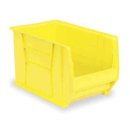Storage Bin, Plastic, Yellow, 6 in H, 12 3/8 in W, 20 in L MPN:30280YELLO
