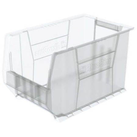Storage Bin, Plastic, Clear, 12 in H, 12 3/8 in W, 20 in L MPN:30282SCLAR