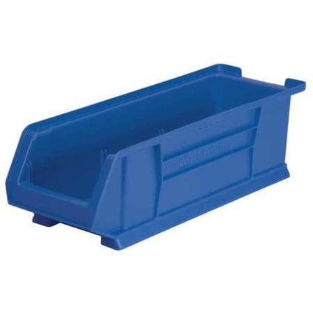 Storage Bin, Plastic, Blue, 7 in H, 8 1/4 in W, 23 7/8 in L MPN:30284BLUE