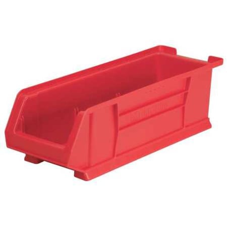 Storage Bin, Plastic, Red, 7 in H, 8 1/4 in W, 23 7/8 in L MPN:30284RED