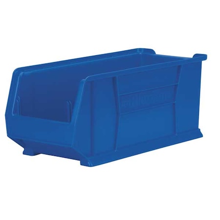 Storage Bin, Plastic, Blue, 7 in H, 11 in W, 23 7/8 in L MPN:30286BLUE