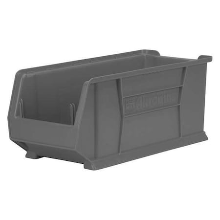 Storage Bin, Plastic, Gray, 10 in H, 11 in W, 23 7/8 in L MPN:30287GREY