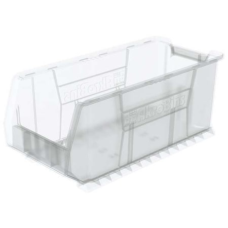 Storage Bin, Plastic, Clear, 10 in H, 11 in W, 23 7/8 in L MPN:30287SCLAR