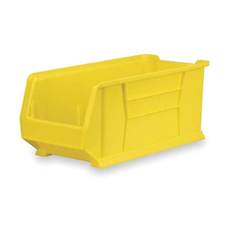 Storage Bin, Plastic, Yellow, 10 in H, 11 in W, 23 7/8 in L MPN:30287YELLO