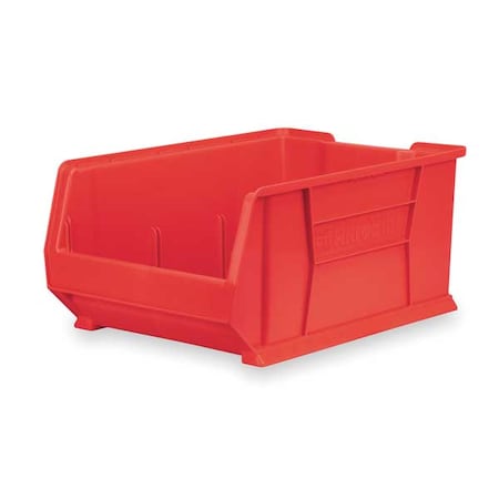 Storage Bin, Plastic, Red, 11 in H, 16 1/2 in W, 23 7/8 in L MPN:30288RED