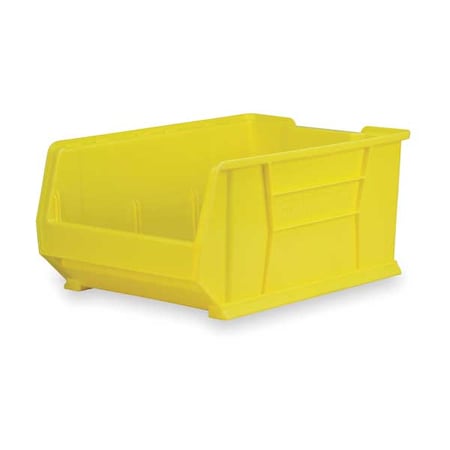 Storage Bin, Plastic, Yellow, 11 in H, 16 1/2 in W, 23 7/8 in L MPN:30288YELLO