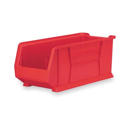 Storage Bin, Plastic, Red, 10 in H, 11 in W, 29 7/8 in L MPN:30292RED