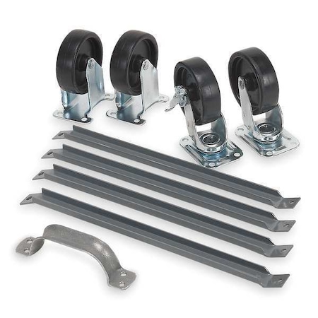 Gray Steel Mobile Kit, 5 1/2 in H MPN:30424