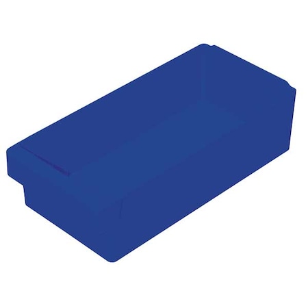 Drawer Storage Bin, Plastic, Blue, 4 5/8 in H, 8 3/8 in W, 17 5/8 in L MPN:31188BLU