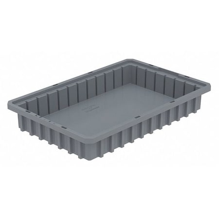 Industrial Grade Polymer, Divider Box, Gray, 16 1/2 in L, 2 1/2 in H MPN:33162GREY