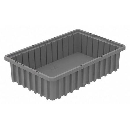 Industrial Grade Polymer, Divider Box, Gray, 16 1/2 in L, 4 in H MPN:33164GREY