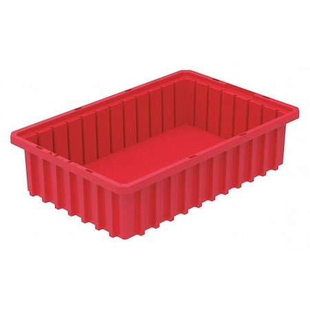 Industrial Grade Polymer, Divider Box, Red, 16 1/2 in L, 4 in H MPN:33164RED