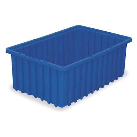 Industrial Grade Polymer, Divider Box, Blue, 16 1/2 in L, 6 in H MPN:33166BLUE