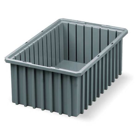 Industrial Grade Polymer, Divider Box, Gray, 16 1/2 in L, 6 in H MPN:33166GREY