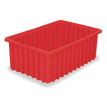 Industrial Grade Polymer, Divider Box, Red, 16 1/2 in L, 6 in H MPN:33166RED