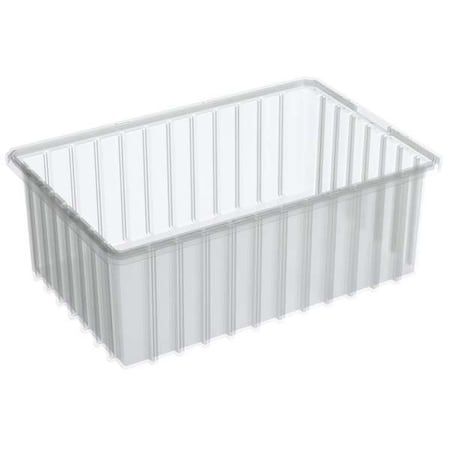 Industrial Grade Polymer, Divider Box, Clear, 16 1/2 in L, 6 in H MPN:33166SCLAR