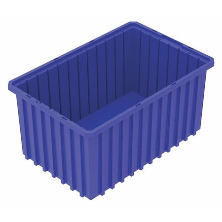 Industrial Grade Polymer, Divider Box, Blue, 16 1/2 in L, 8 in H MPN:33168BLUE