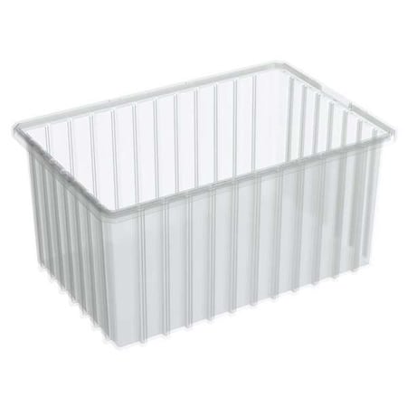 Industrial Grade Polymer, Divider Box, Clear, 16 1/2 in L, 8 in H MPN:33168SCLAR