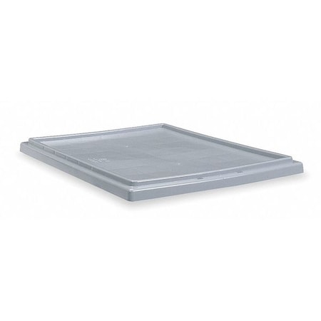 Plastic Lid, 11 in W, Gray MPN:35181GREY