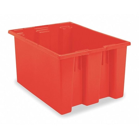 Storage Container without Lid, 19.4 gal, 23-1/2 in L, 19-1/2 in W, 13 in H, Red MPN:35230RED