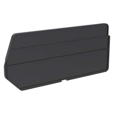 Plastic Divider, Black, 10 21/64 in L, 4 13/32 in H, 6 PK MPN:402305KY86