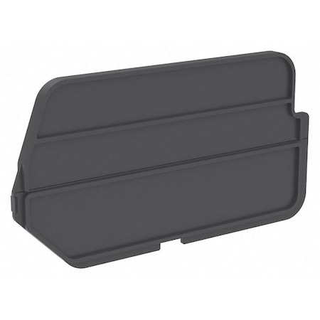 Bin Divider, Plastic, Black, 14 in L x 6-3/4 in H, PK 6 MPN:402455KY88