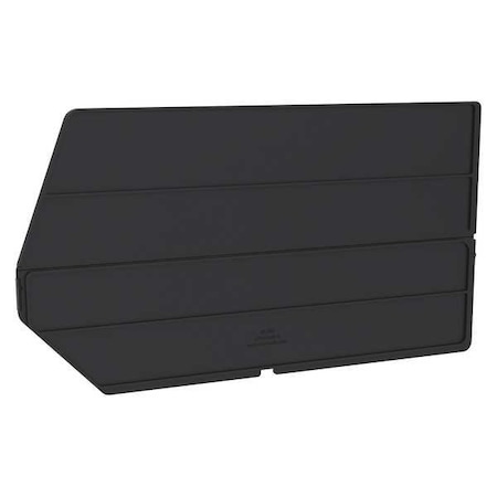 Plastic Divider, Black, 17 5/32 in L, 9 9/64 in H, 6 PK MPN:40260