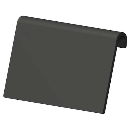Black Plastic Label Holder, 4 in L, 2 1/4 in W MPN:40410