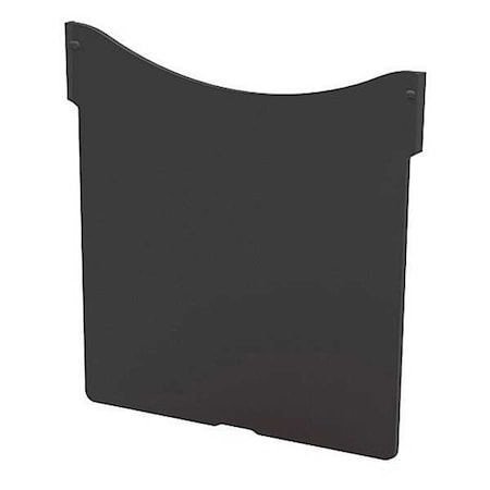 Plastic Divider, Black, 4 11/16 in L, 4 5/16 in H, 6 PK MPN:41230