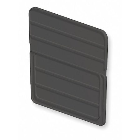 Plastic Divider, Black, 5 7/8 in L, 5 7/8 in H, 2 PK MPN:41286