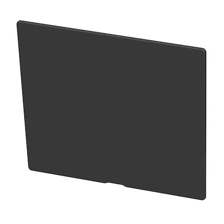 Plastic Divider, Black, 5 5/8 in L, 4 3/8 in H, 6 PK MPN:41460