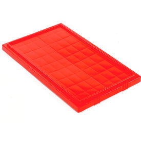 Akro-Mils Lid 35181 For Nest & Stack Tote 35180 35185 Red 35181RED - Pkg Qty 180