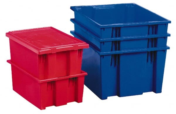 Polyethylene Storage Tote: 45 lb Capacity MPN:35180 RED