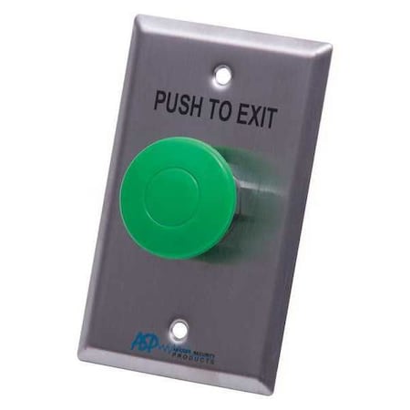 Push to Exit Button, Pneumatic, 2-1/2