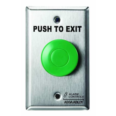 Push Button, 5 in. H, w/Pneumatic Switch MPN:TS-14