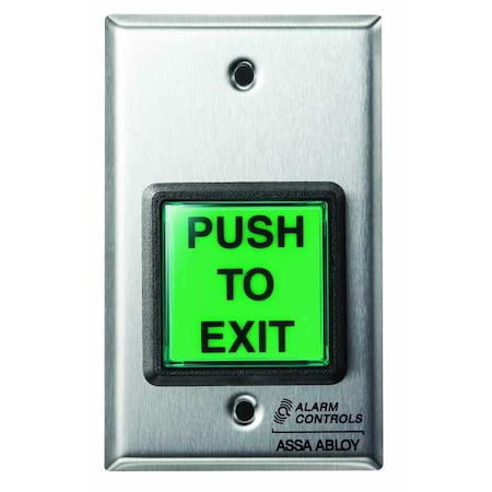 Push Button, 5 in. H, w/Face Plate MPN:TS-2