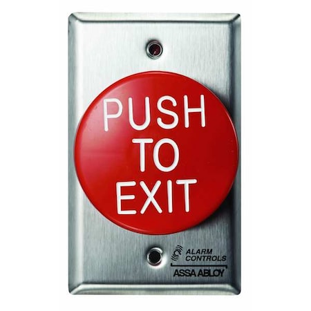 Push Button, 2-1/4 in. D, w/Face Plate MPN:TS-60